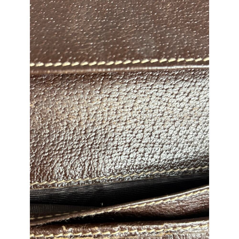 B82 Gucci GG Canvas Bifold Long Wallet‎ Monogram Authentic Maximalist Logo - Picture 13 of 14